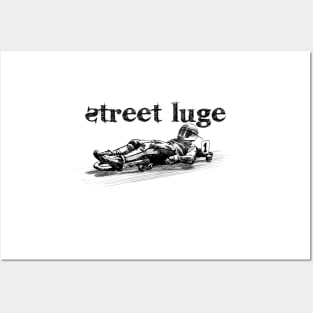 Street luge Posters and Art